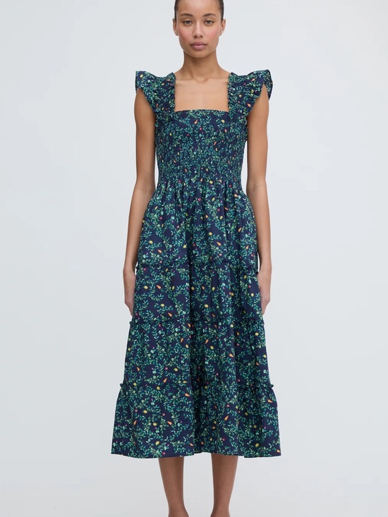 Hill House Dresses & Skirts - Hill House Home Ellie nap dress midnight garden poplin XS